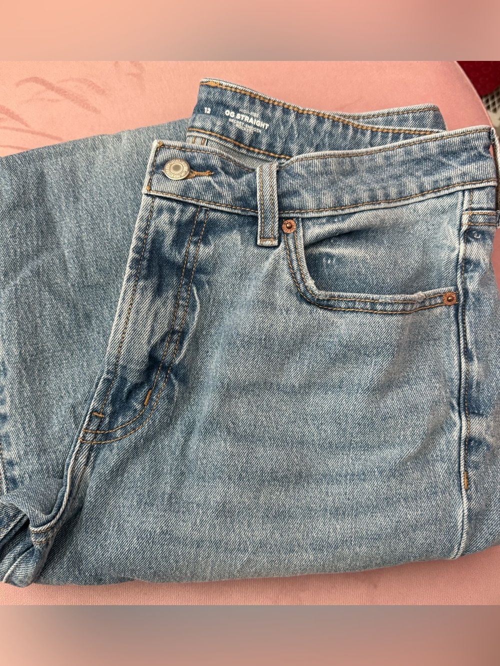 Classic Light Blue womens Straight Jeans